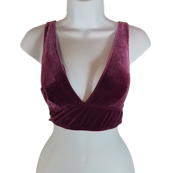 La Senza velour long line pull on bralette - Picture 1 of 6